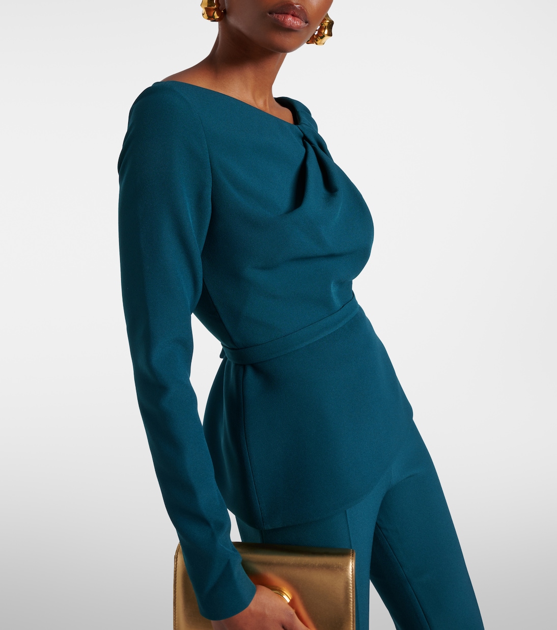 Top Manya aus Crêpe | Safiyaa