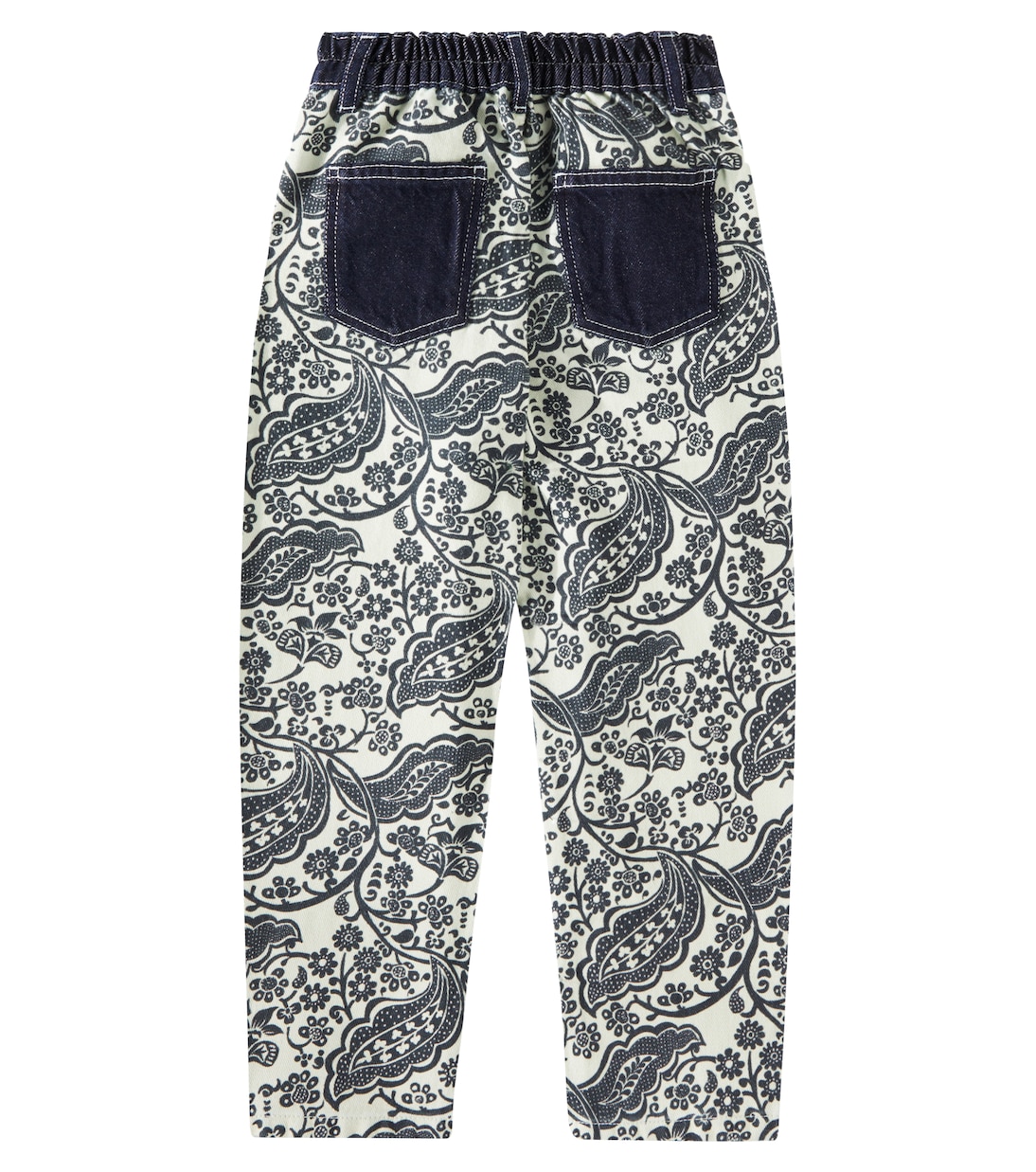 Jaipur paisley cotton straight pants | The New Society