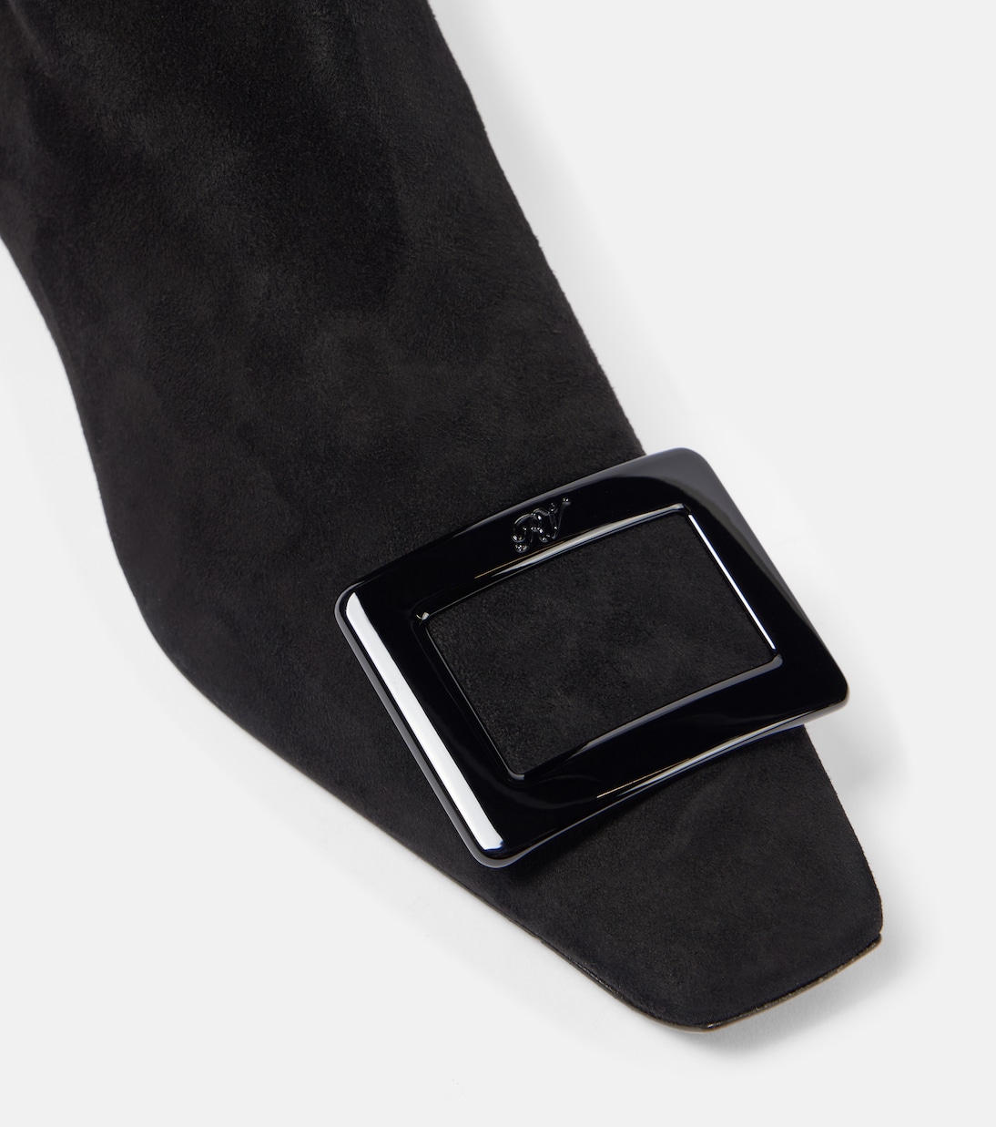 Overknee-Stiefel Belle Vivier 45 aus Veloursleder | Roger Vivier