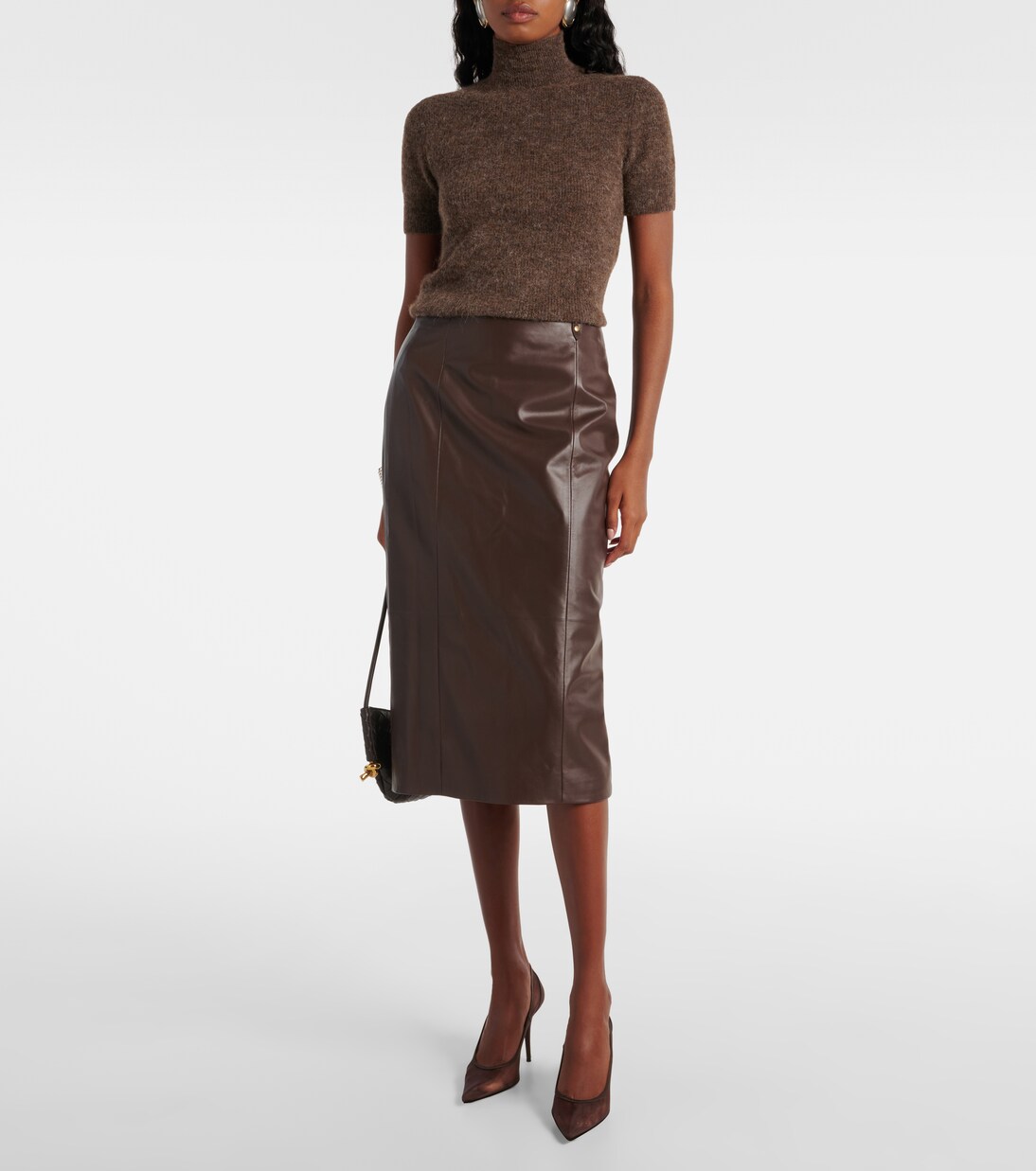 Top à col roulé en laine mélangée | Ralph Lauren Collection