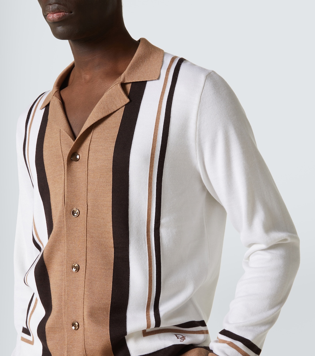 Wool and silk jacquard cardigan | Dolce&Gabbana