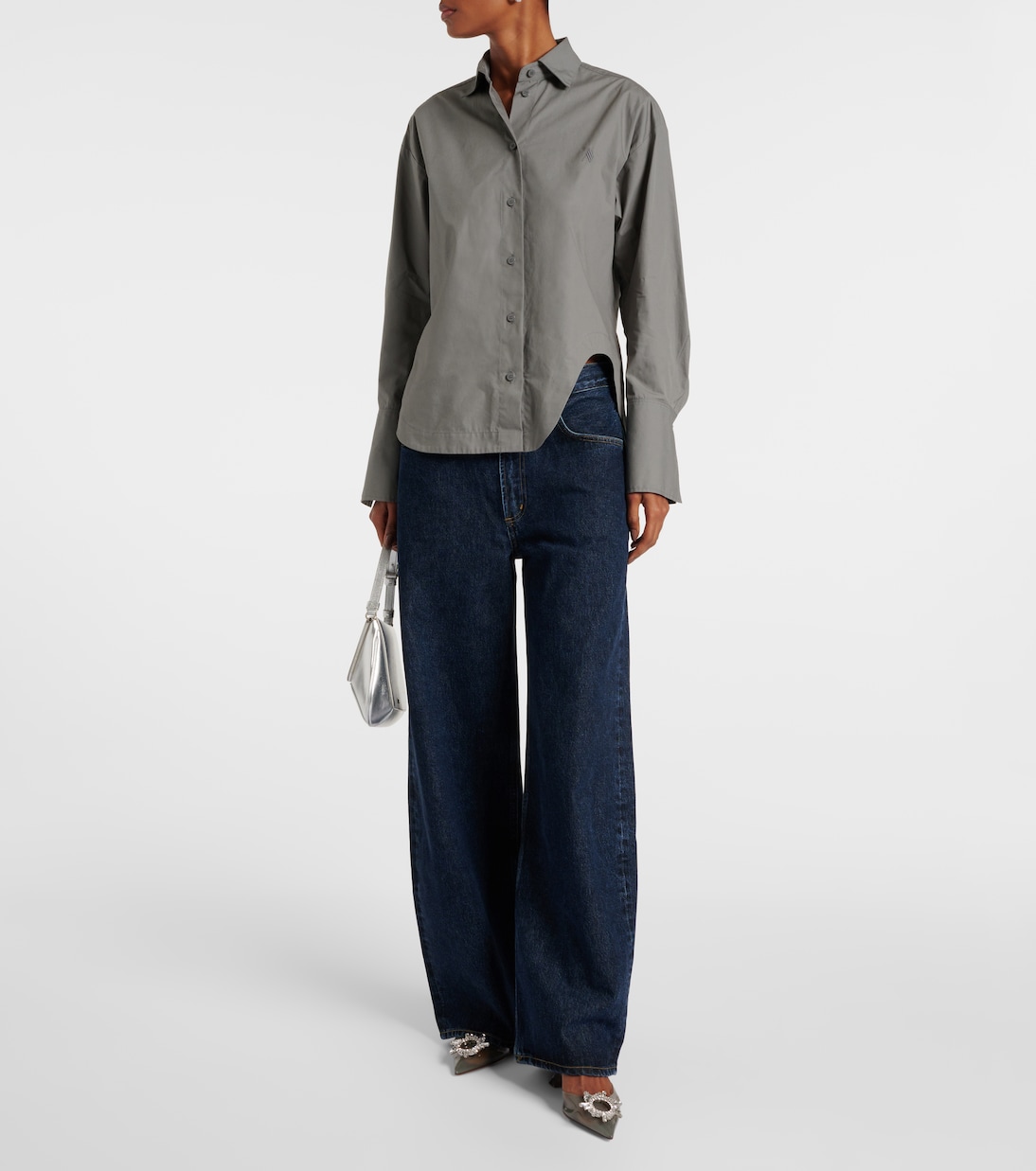 Pumps slingback Begum Glass 70 in PVC | Amina Muaddi