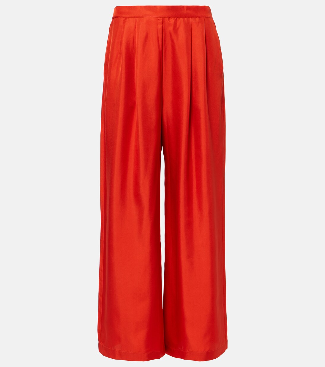 Pantalon ample Isola en soie | Asceno