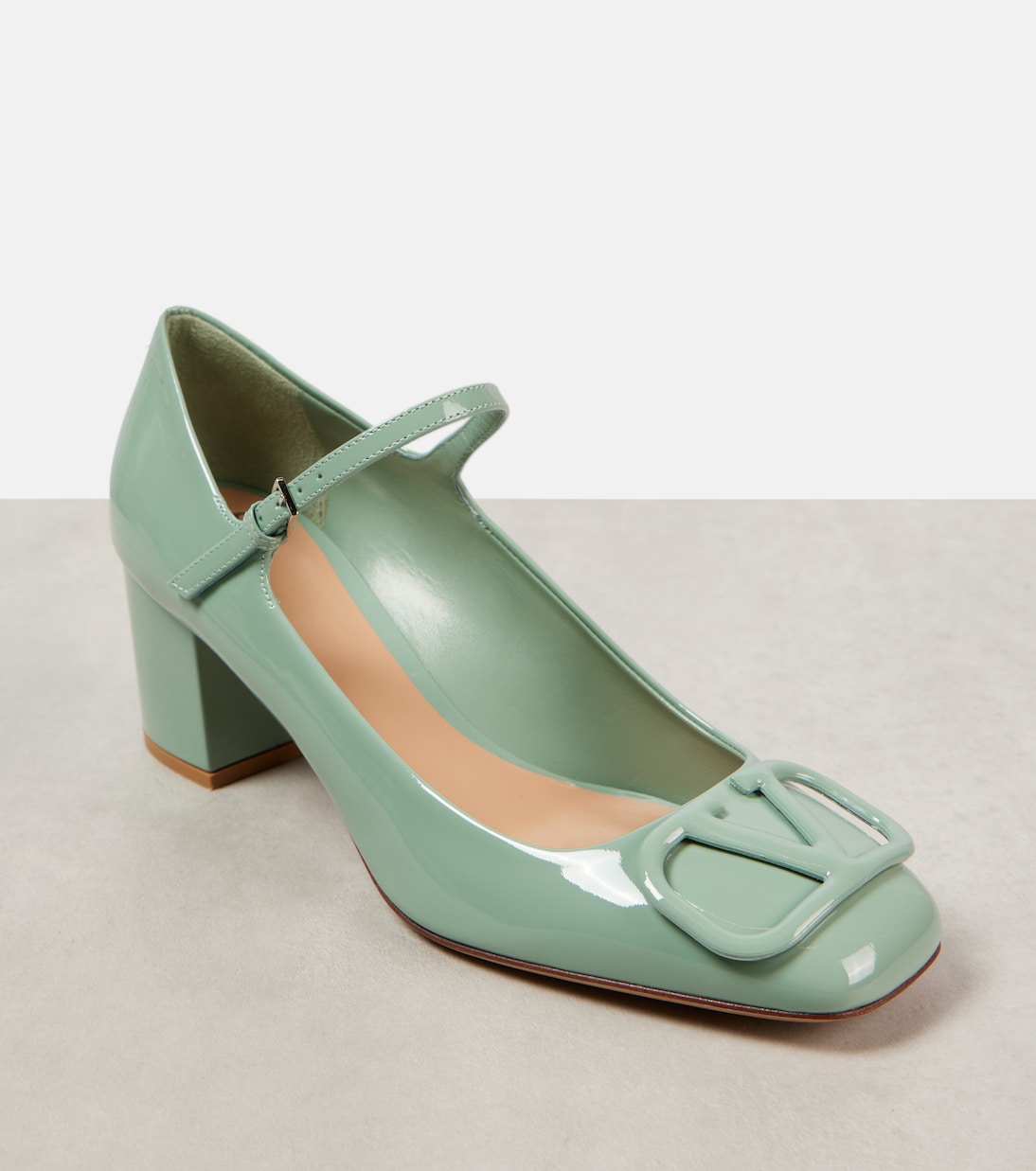 Mary-Jane-Pumps VLogo Signature 60 aus Lackleder | Valentino Garavani