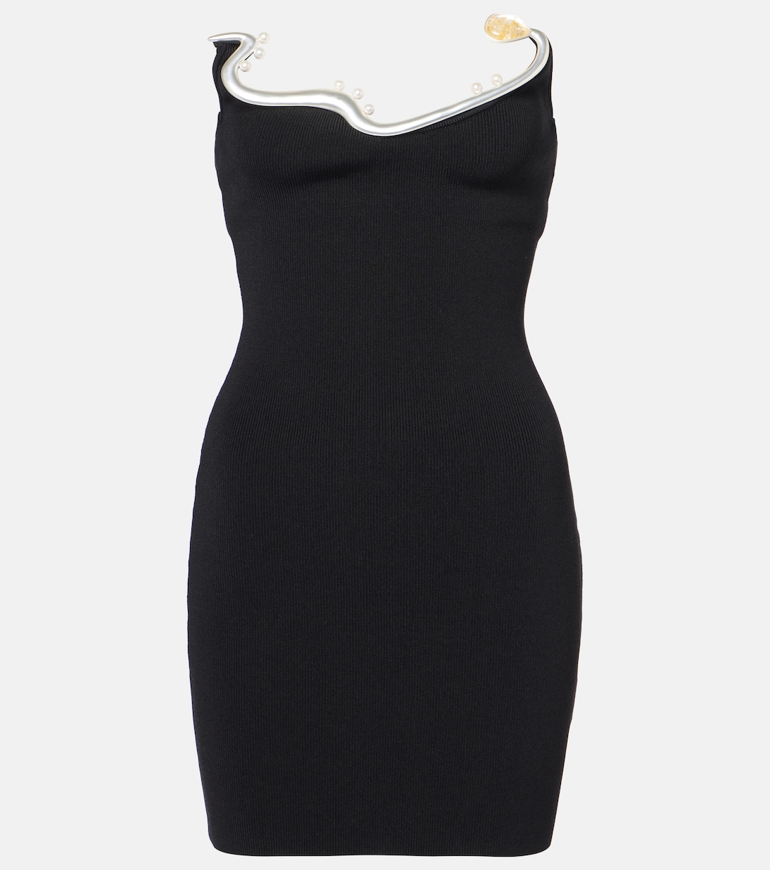 Minikleid Mollusk mit Zierperlen | Christopher Esber