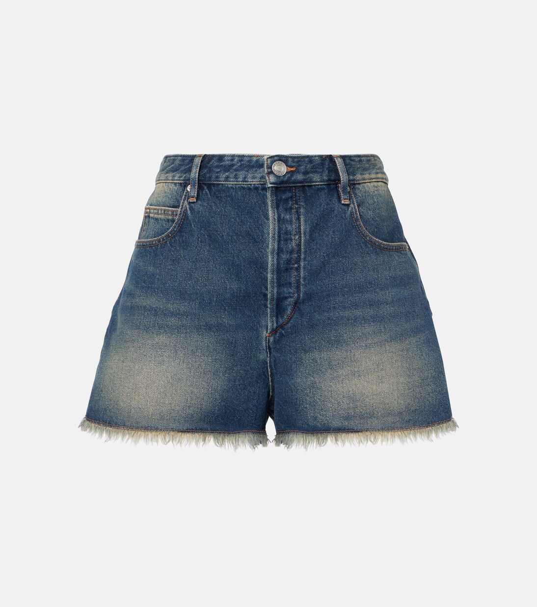 Shorts Lesia de denim con efecto desgastado | Isabel Marant