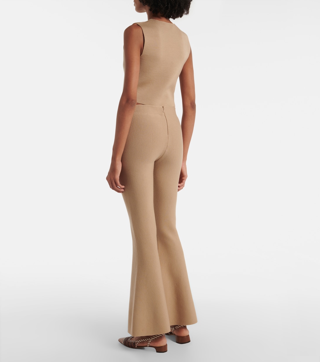 Pantalones flared de lana virgen | Gabriela Hearst