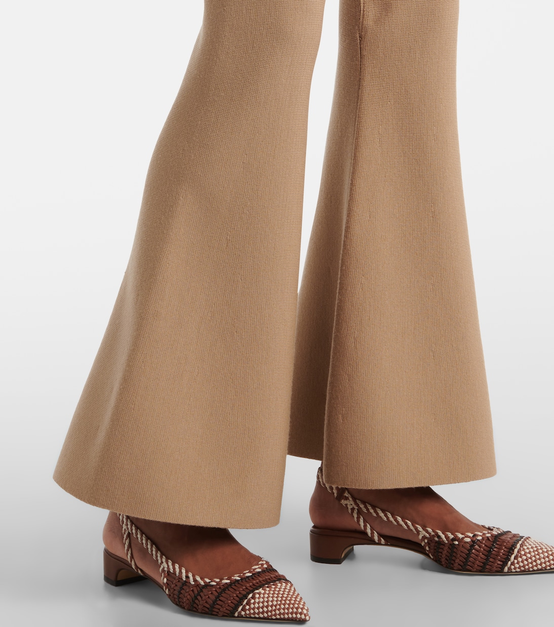 Pantalones flared de lana virgen | Gabriela Hearst