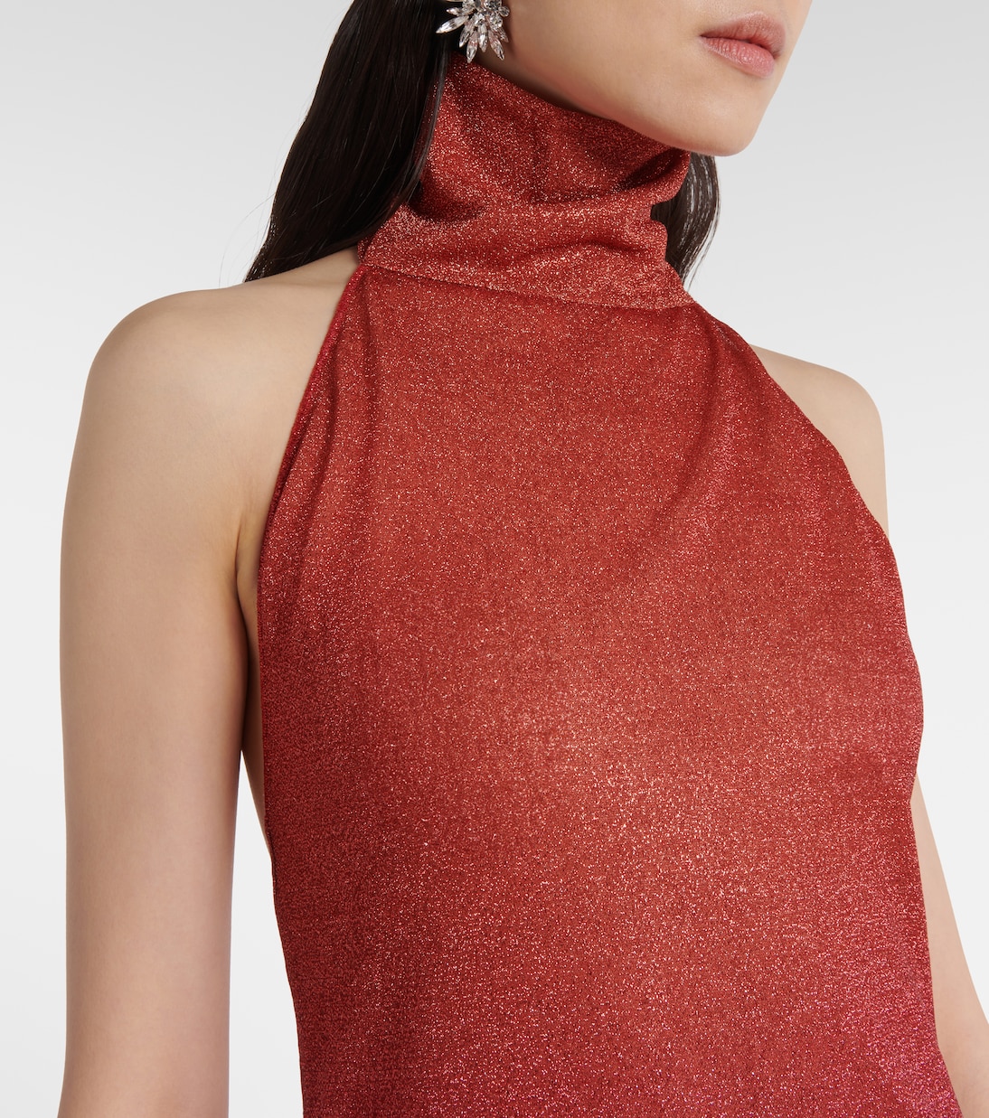 Lumière lamé maxi dress | Oséree