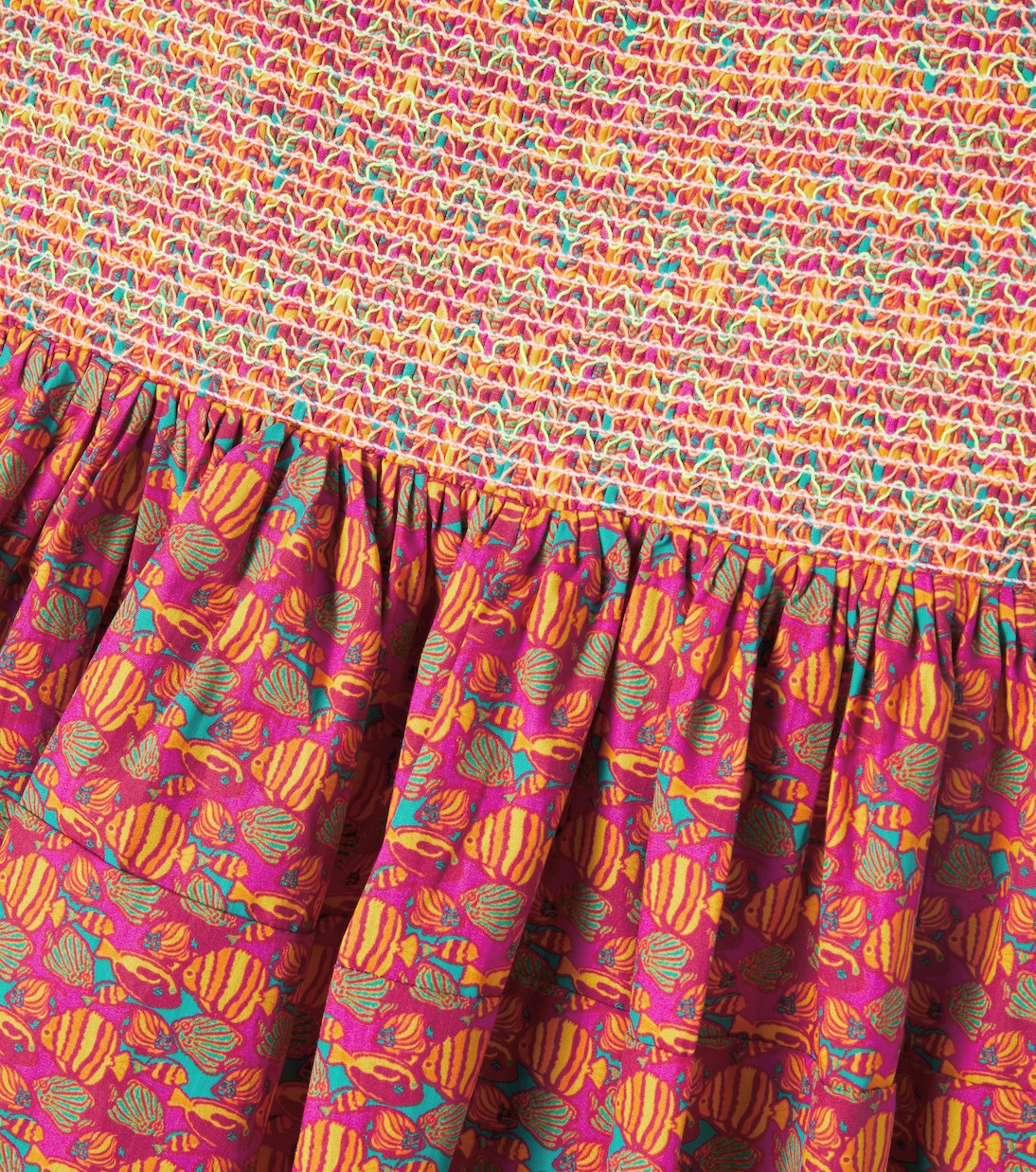 Bedrucktes Kleid Gedline aus Baumwolle | Vilebrequin Kids