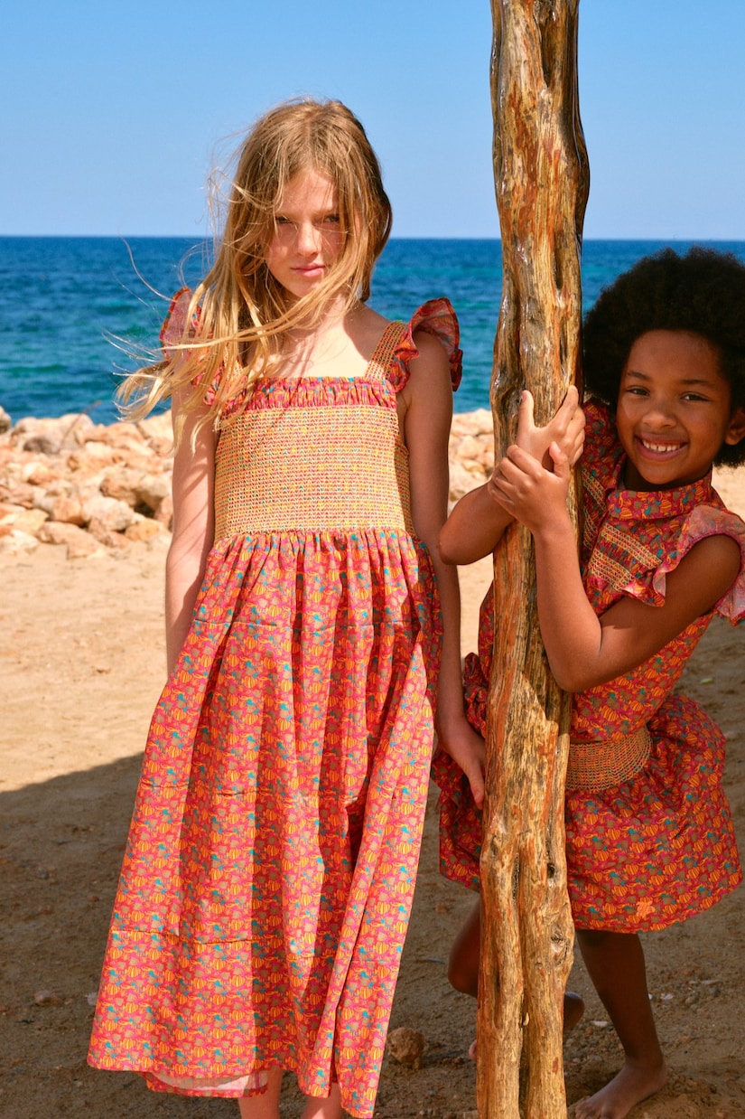 Bedrucktes Kleid Gedline aus Baumwolle | Vilebrequin Kids