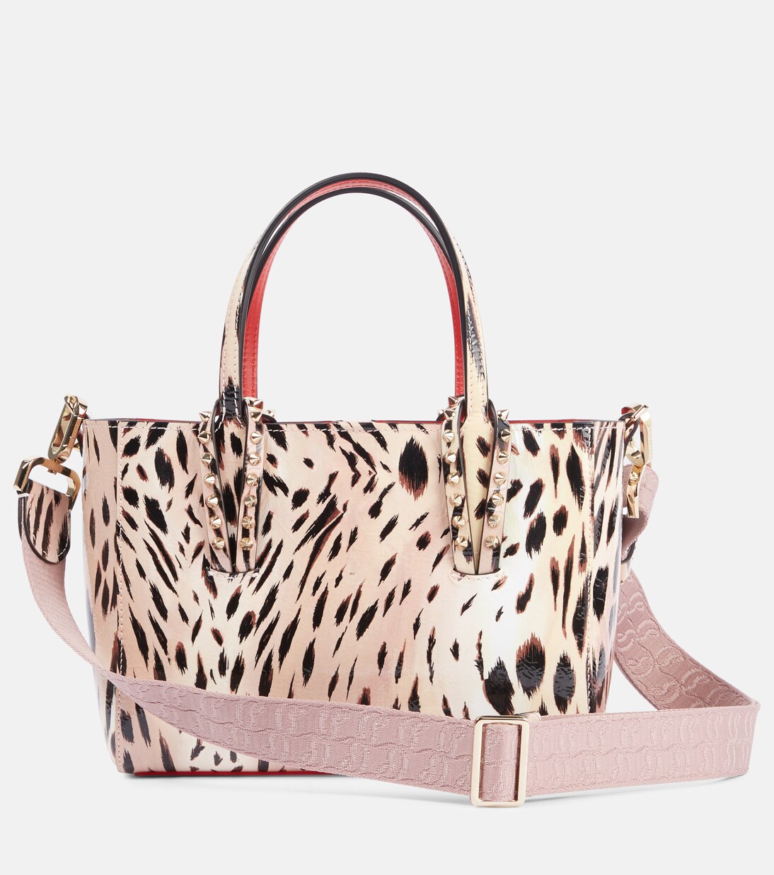 Bolso Cabata Mini de piel estampada | Christian Louboutin