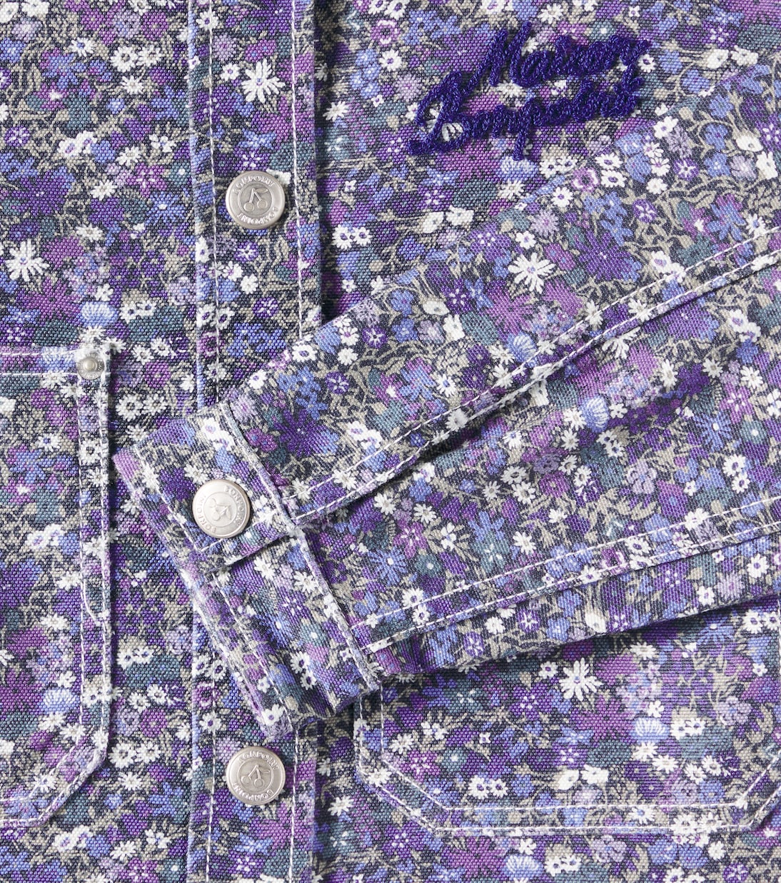 Eliza floral denim jacket | Bonpoint