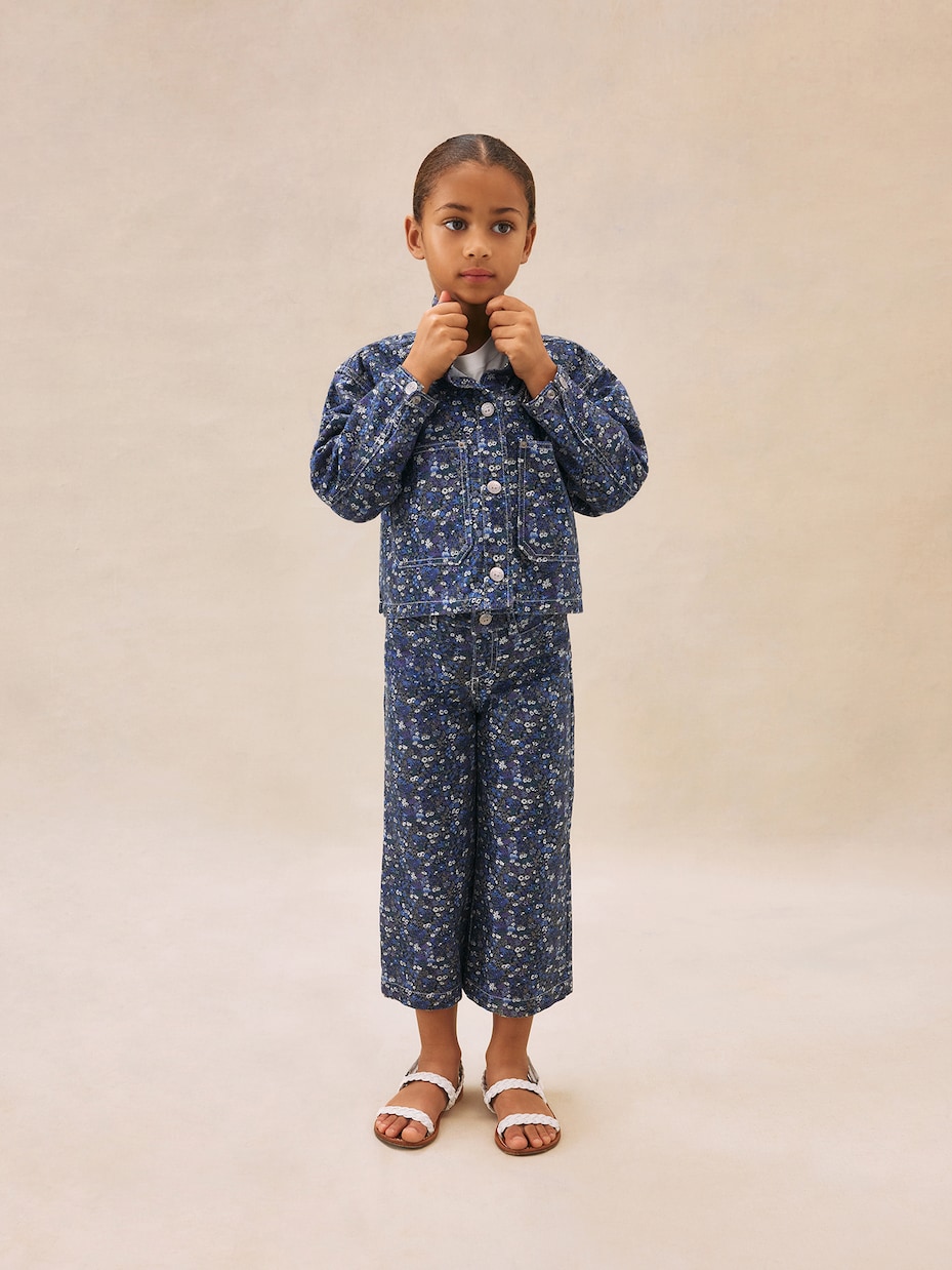 Eliza floral denim jacket | Bonpoint