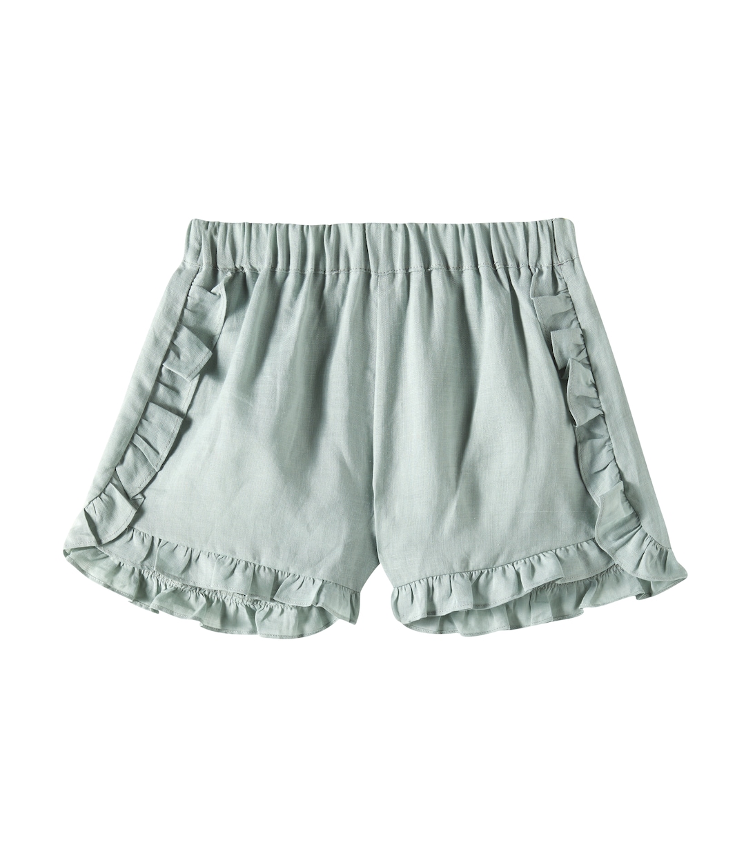 Zoe ruffled ramie shorts | C'era Una Volta