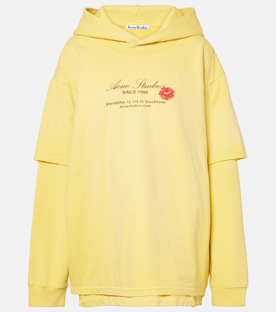 Felpa in jersey di cotone con stampa | Acne Studios