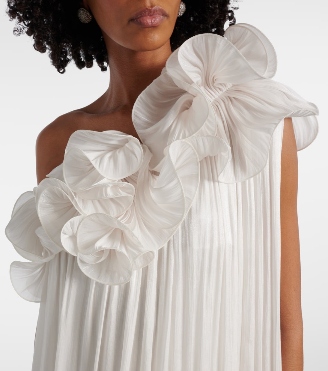 Robe Charmain aus Georgette | Costarellos