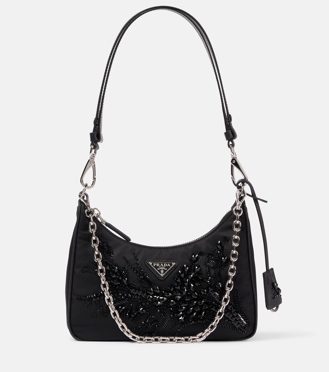 Re-Edition embellished shoulder bag | Prada