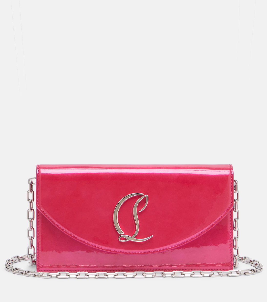Loubi54 patent leather clutch | Christian Louboutin