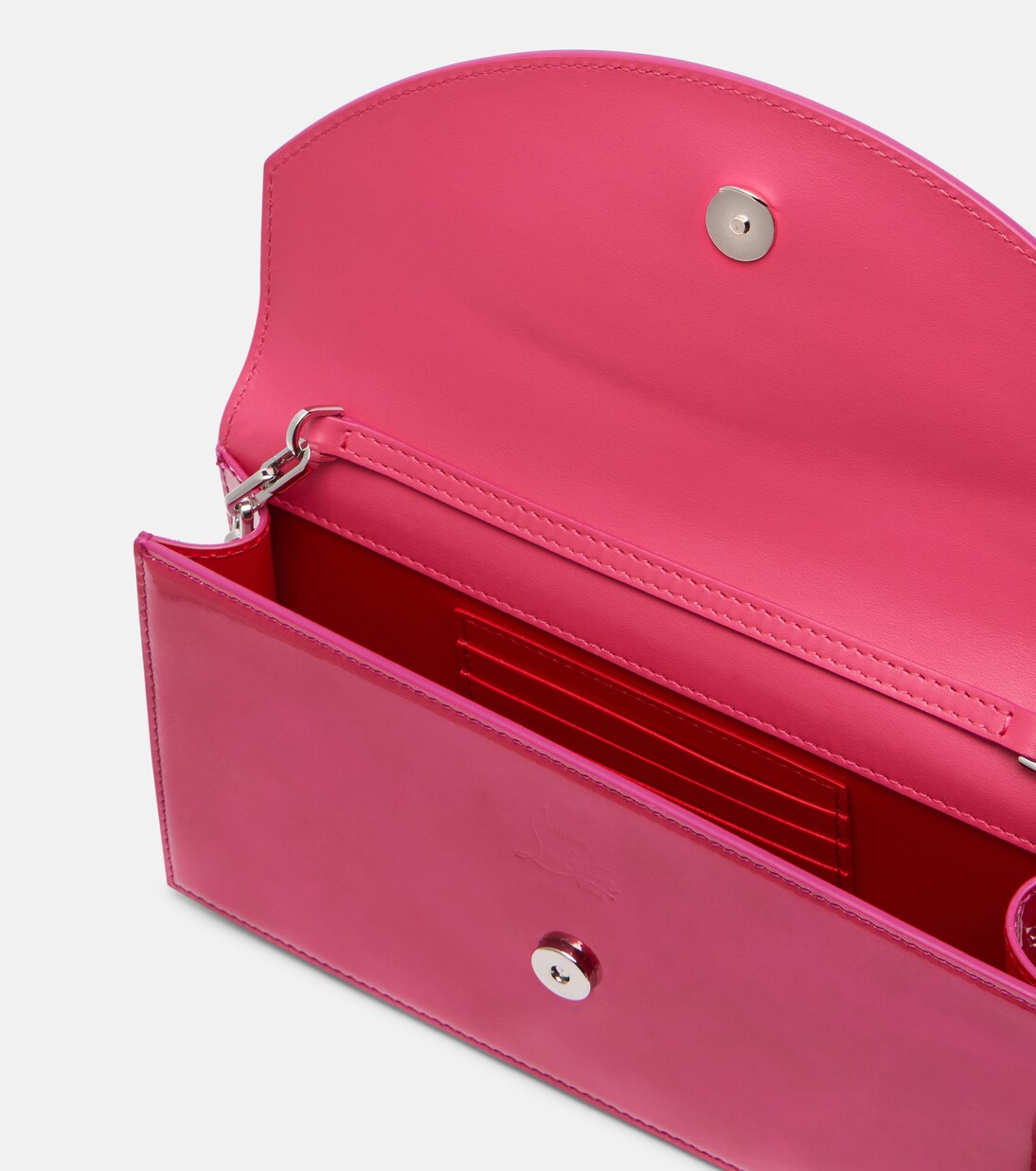 Loubi54 patent leather clutch | Christian Louboutin