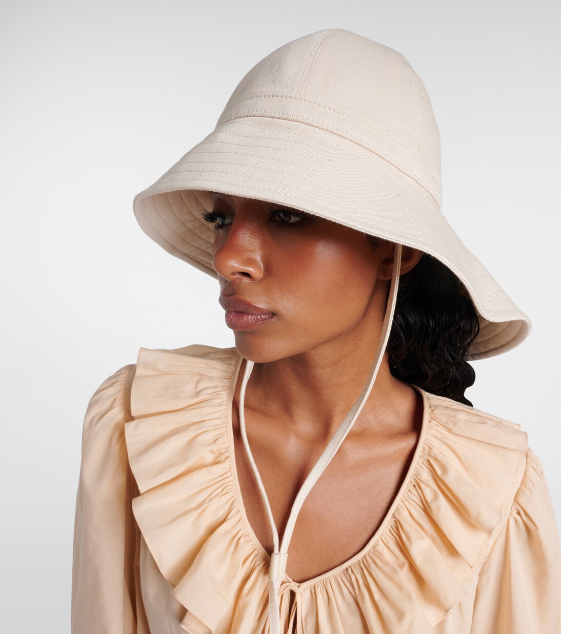 Cotton-blend bucket hat | Chloé