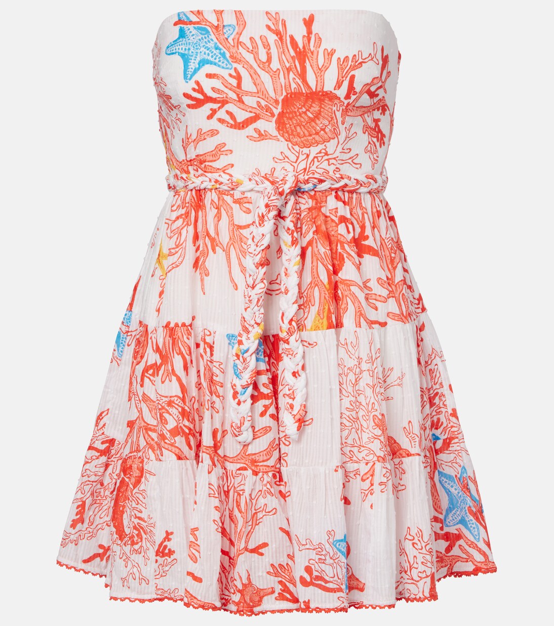 Robe Christine imprimée en coton | Poupette St Barth