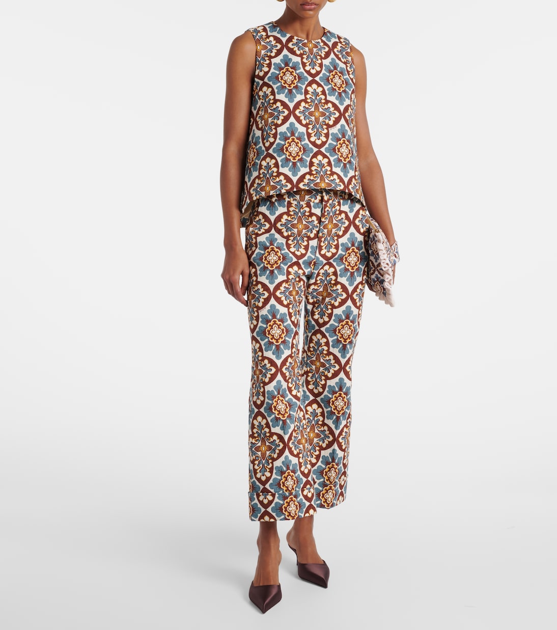 Top La Scala de algodón estampado | La DoubleJ