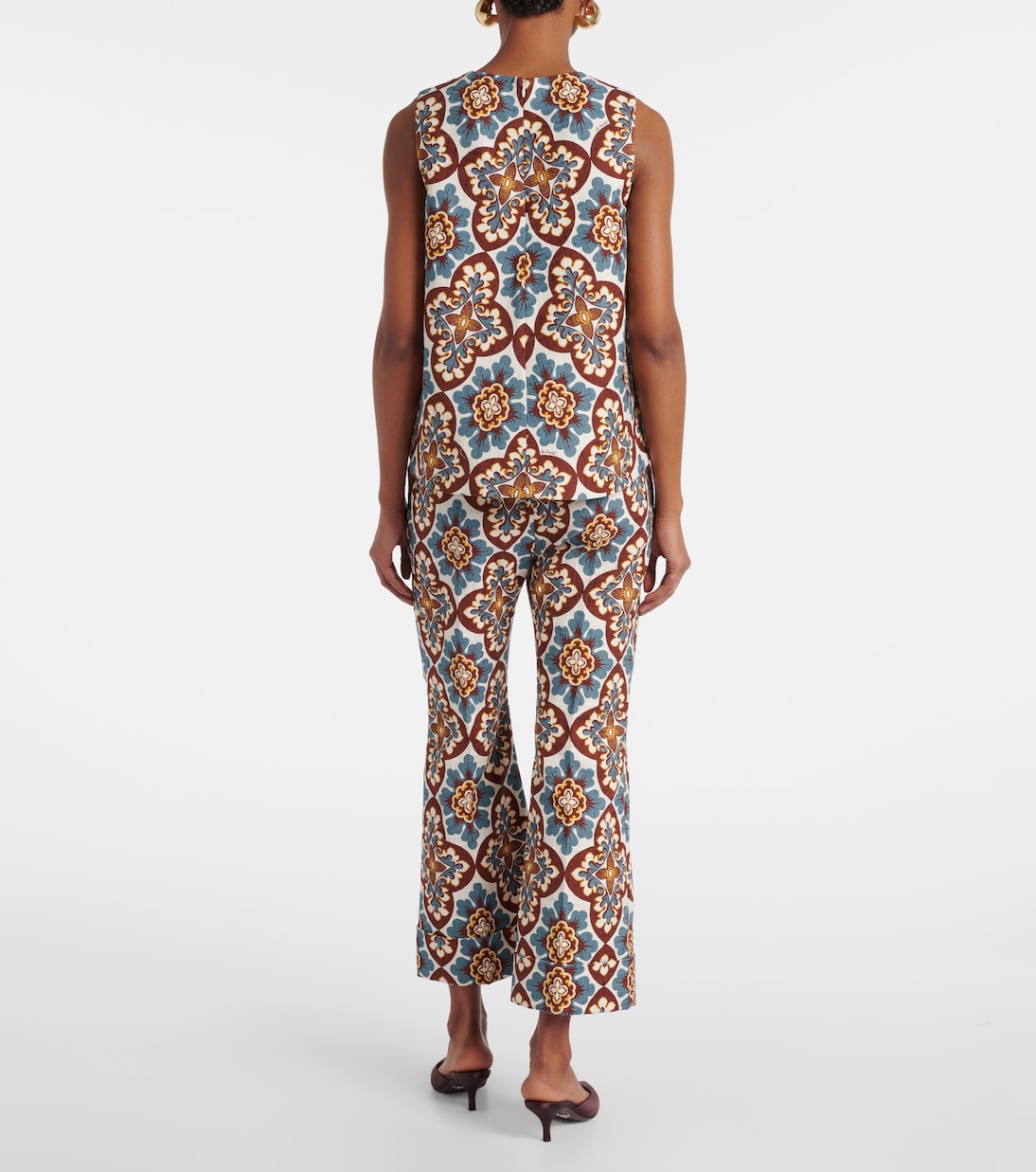 Top La Scala de algodón estampado | La DoubleJ