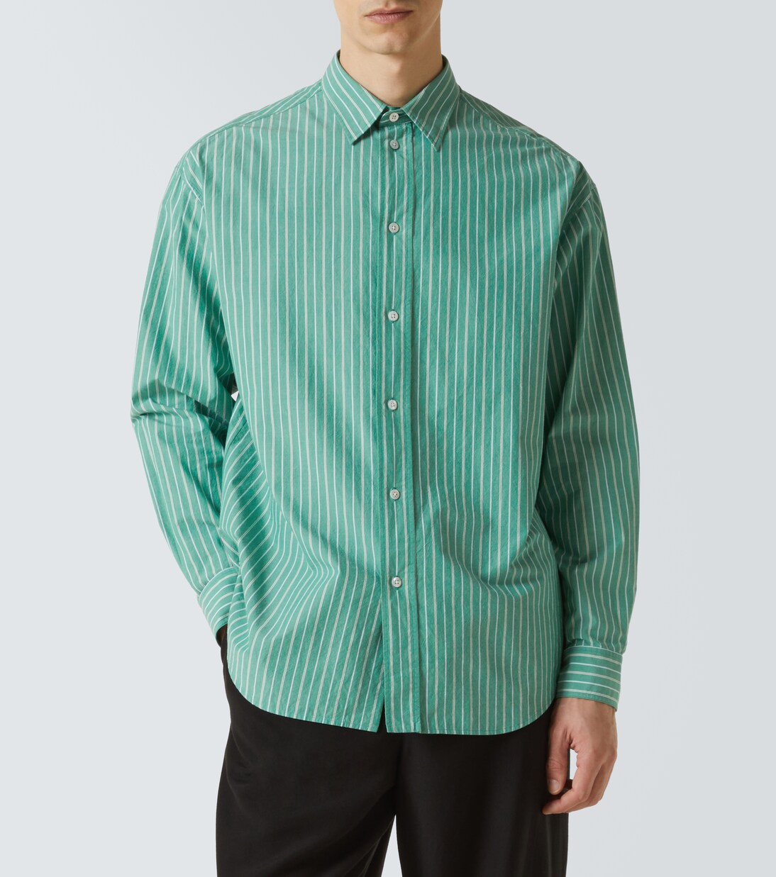 Miller striped cotton shirt | The Row