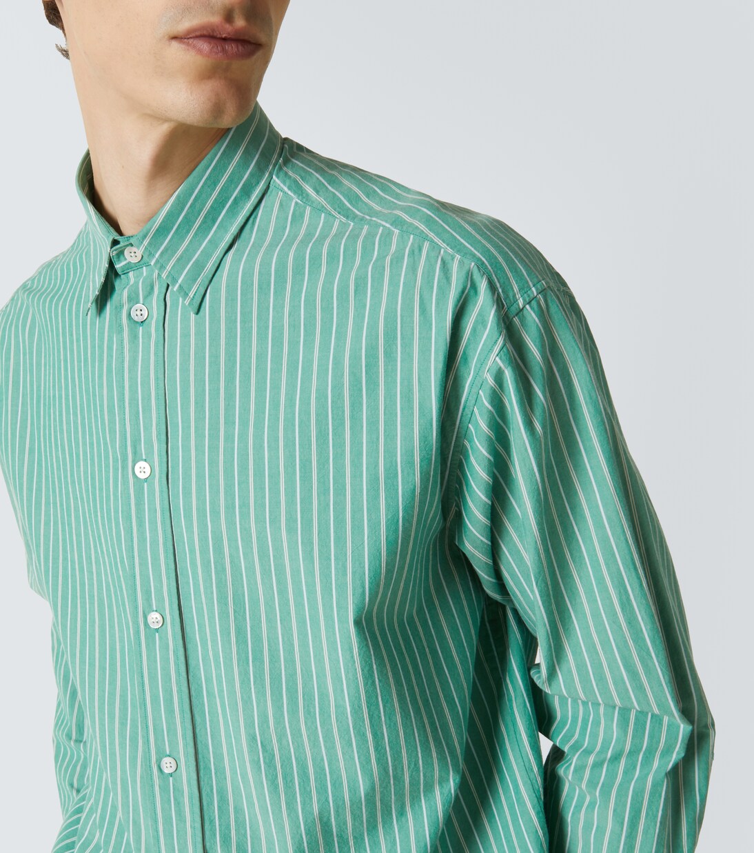 Miller striped cotton shirt | The Row