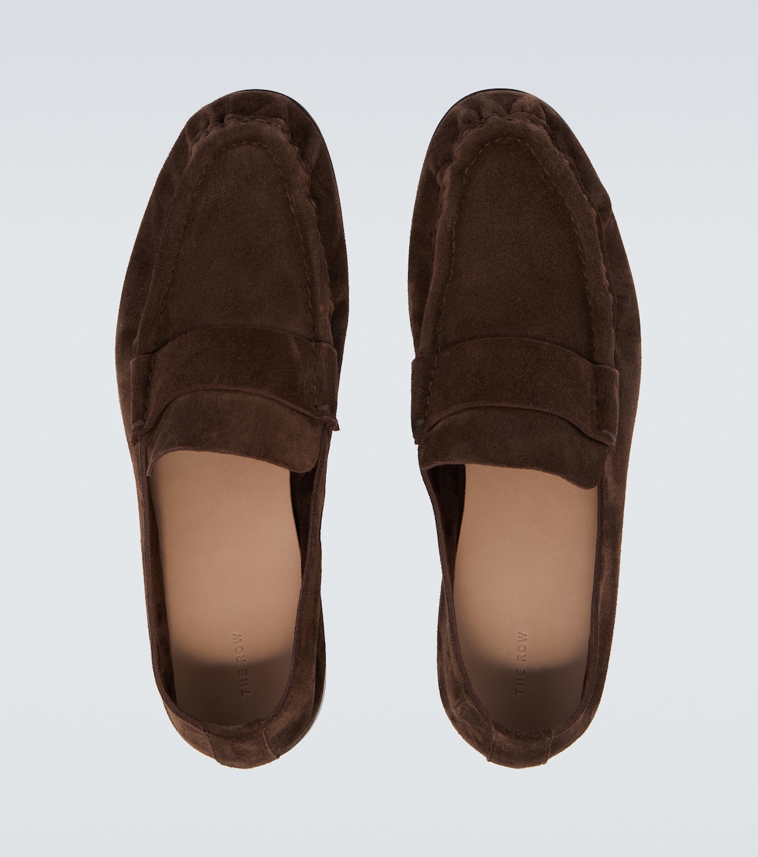 Suede penny loafers | The Row