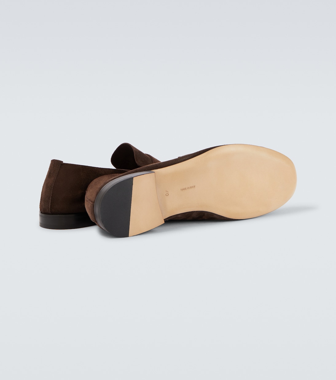 Suede penny loafers | The Row