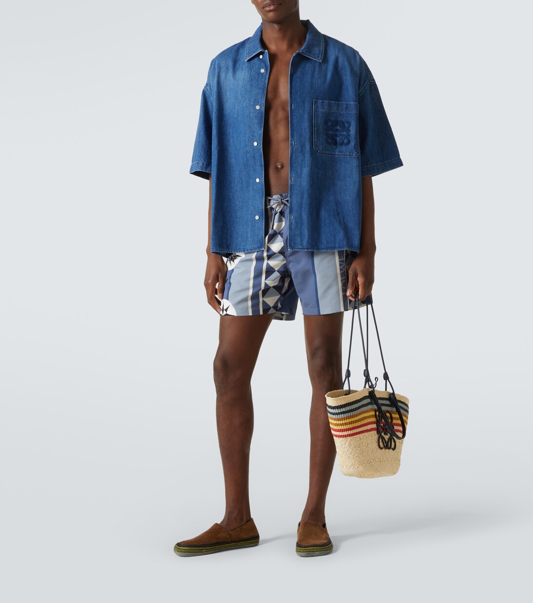 Paula's Ibiza Espadrilles Rio aus Veloursleder | Loewe