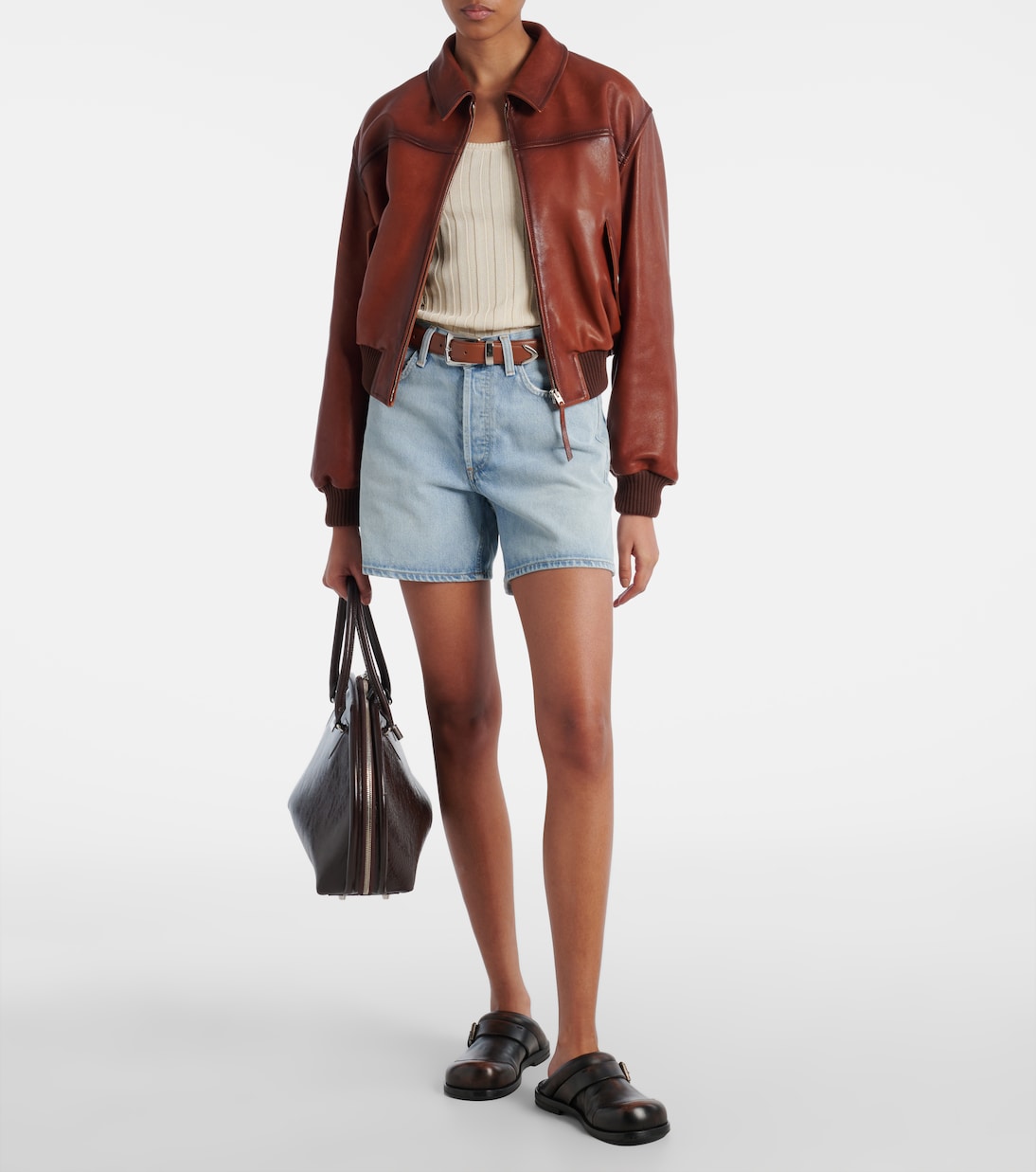 V-Waist Bermuda shorts | Agolde