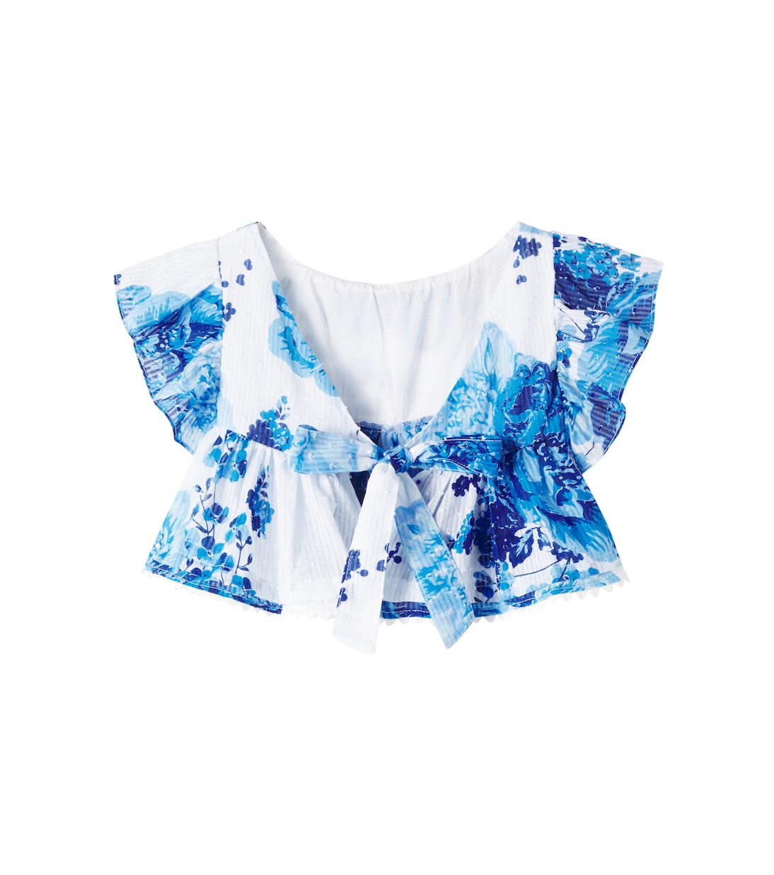 Bedrucktes Top Cycas aus Baumwolle | Poupette St Barth Kids