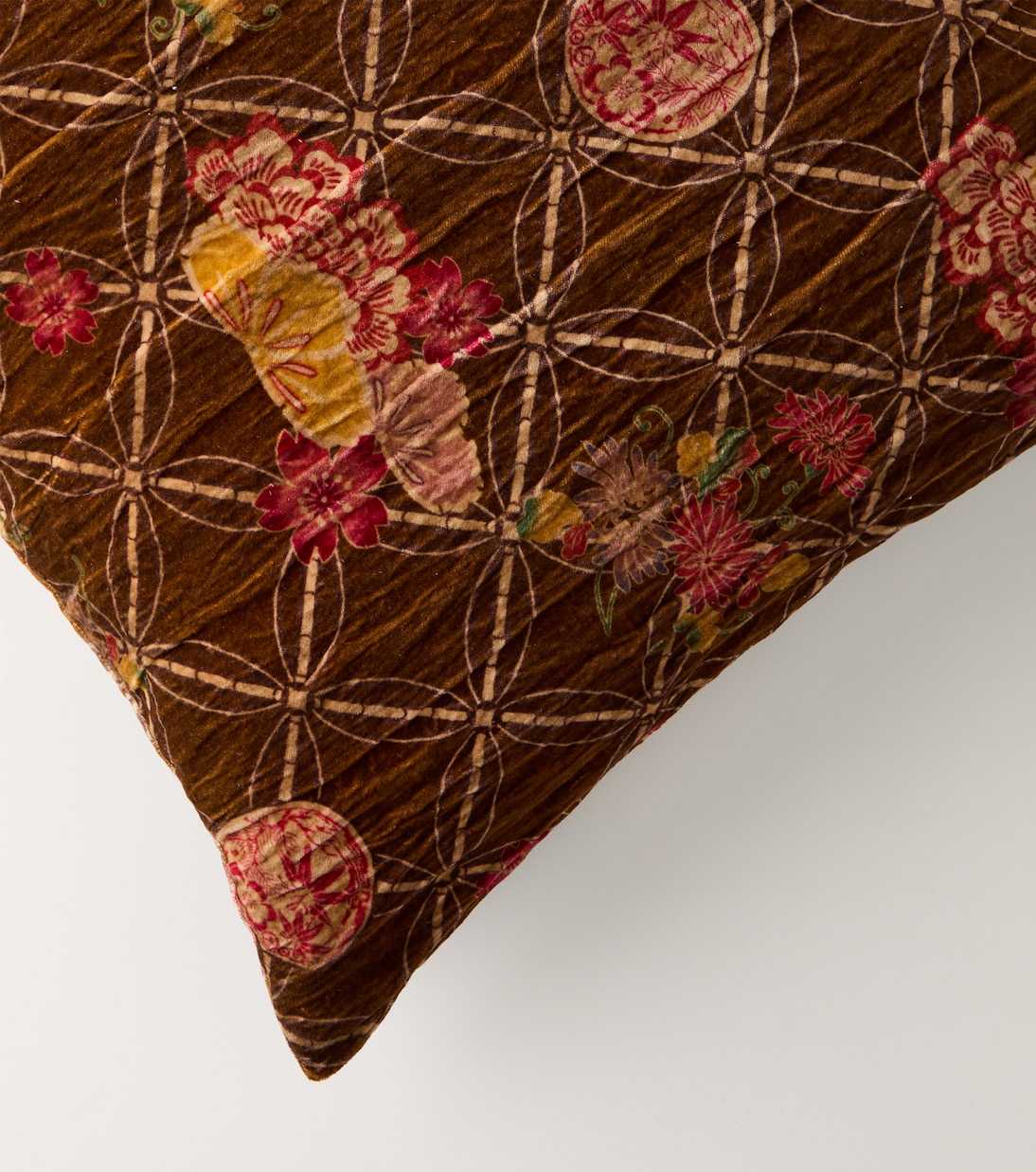 Sainfoin floral cotton cushion | The House of Lyria