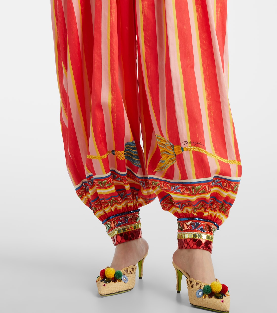 Printed cotton jumpsuit | Dolce&Gabbana