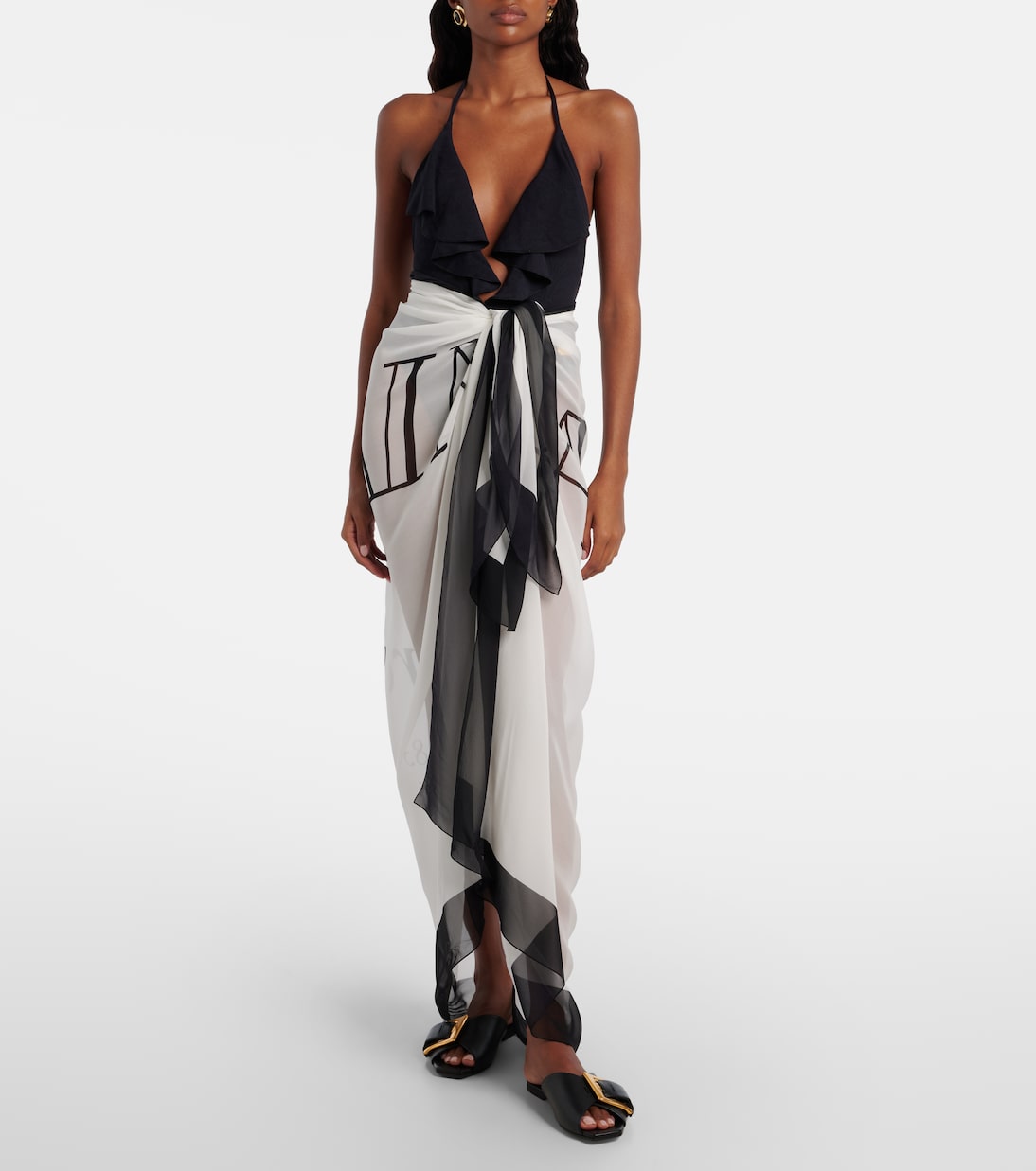 Pareo Balmain Couture de seda | Balmain