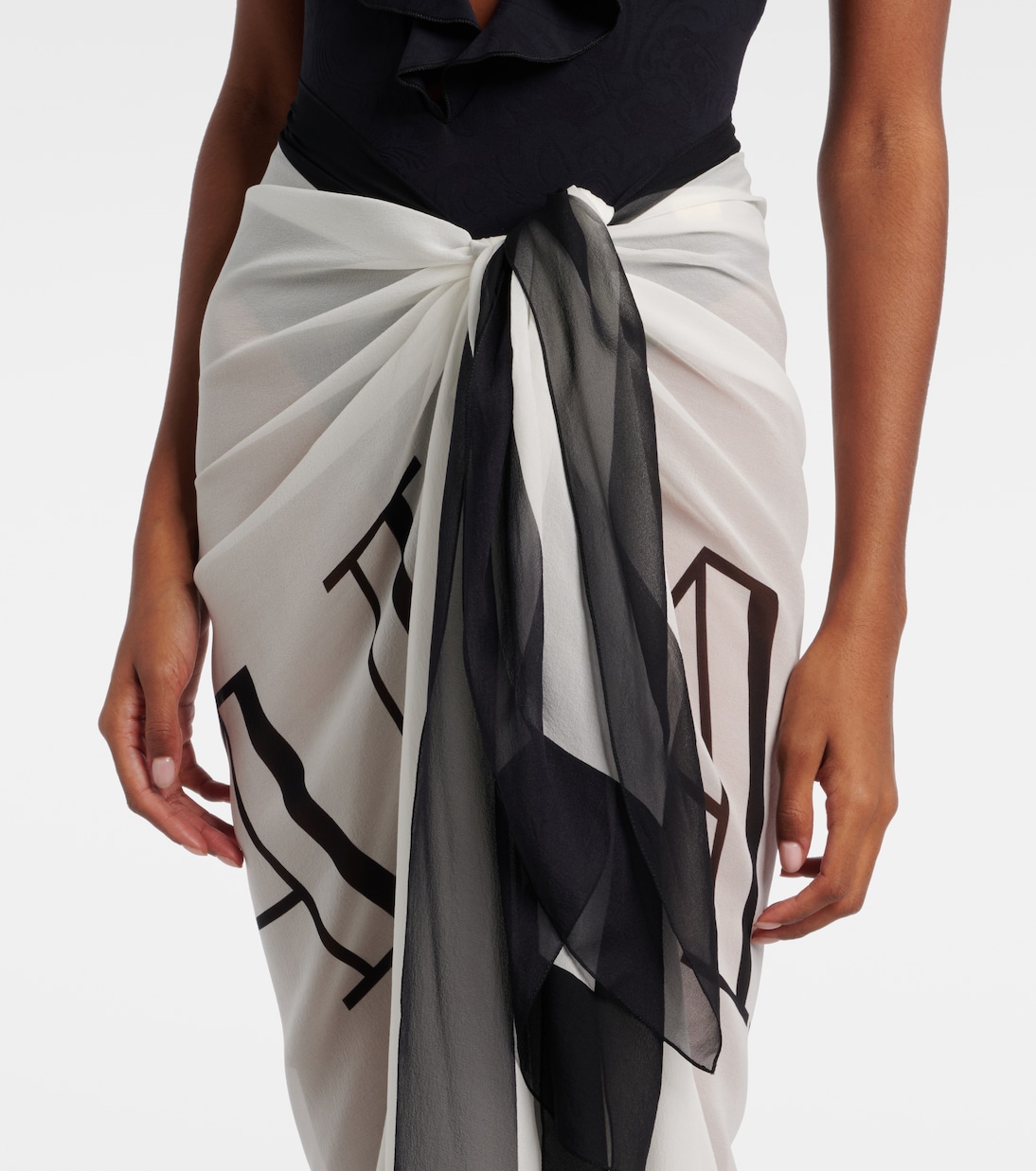 Pareo Balmain Couture de seda | Balmain