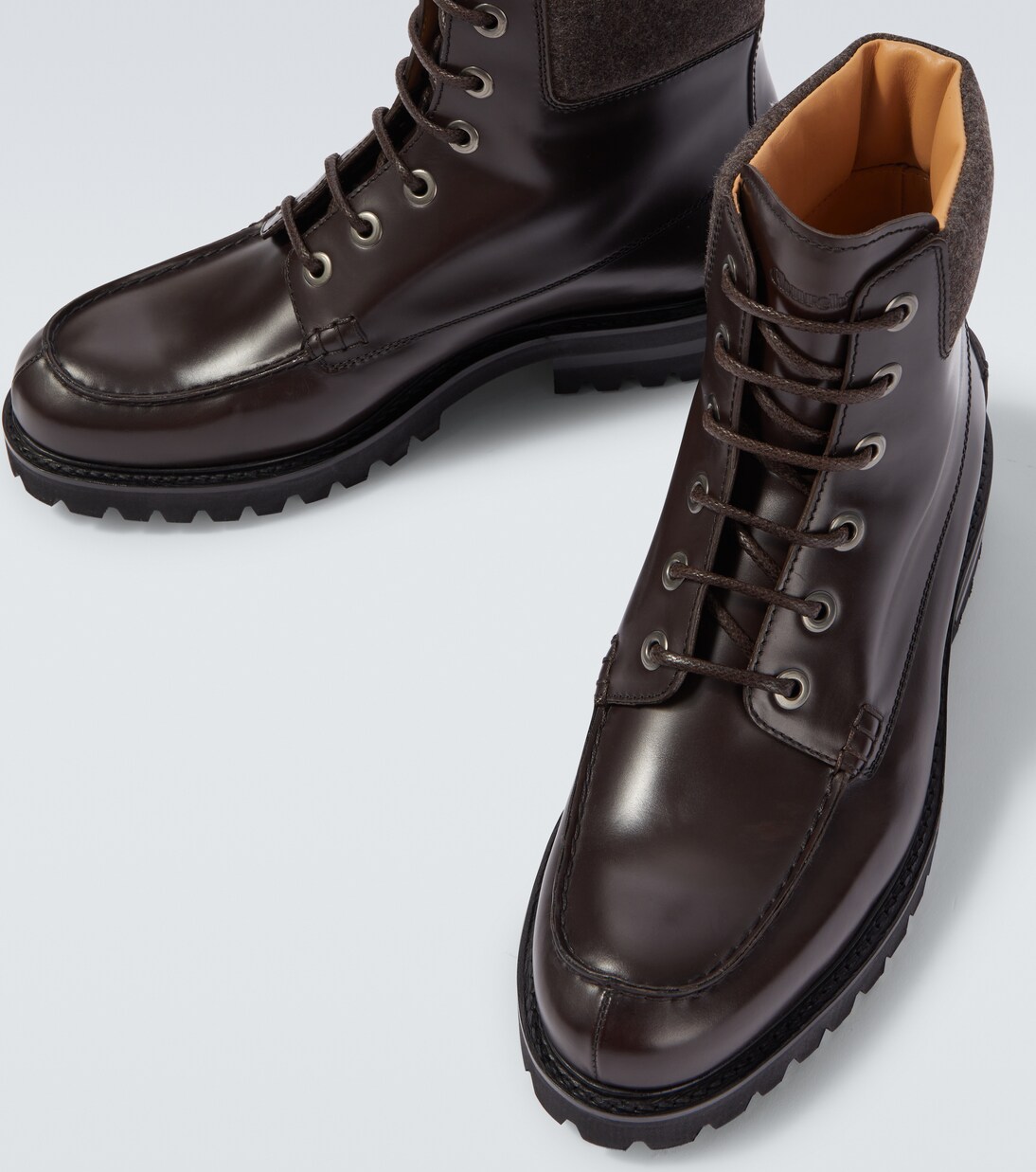 Padstow leather lace-up boots | Church's