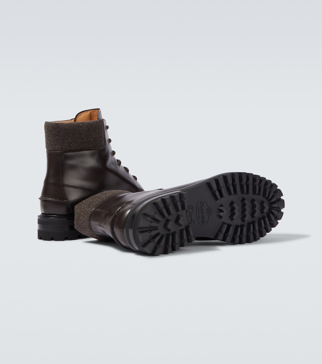 Padstow leather lace-up boots | Church's