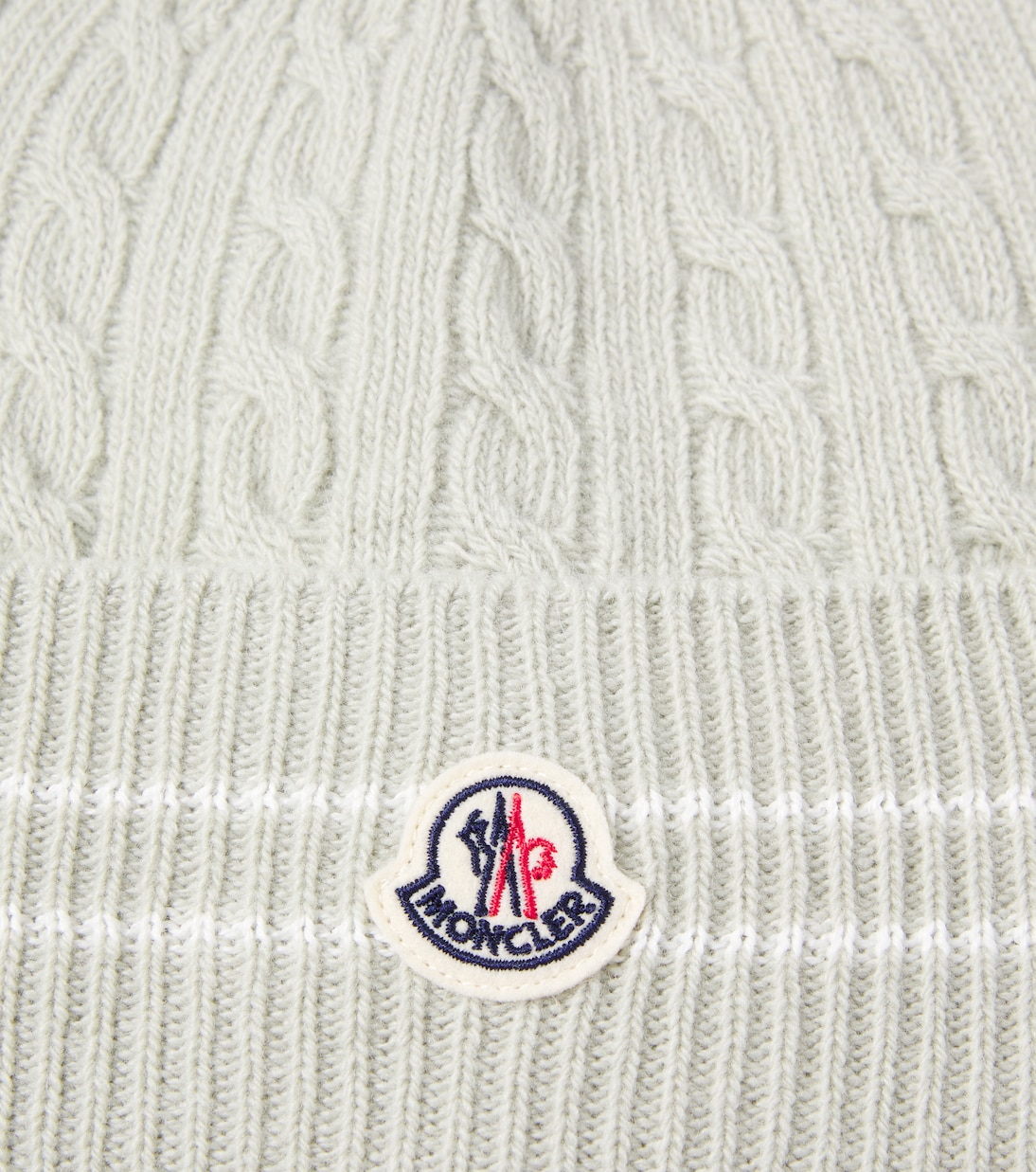 Berretto in lana vergine con logo | Moncler Enfant