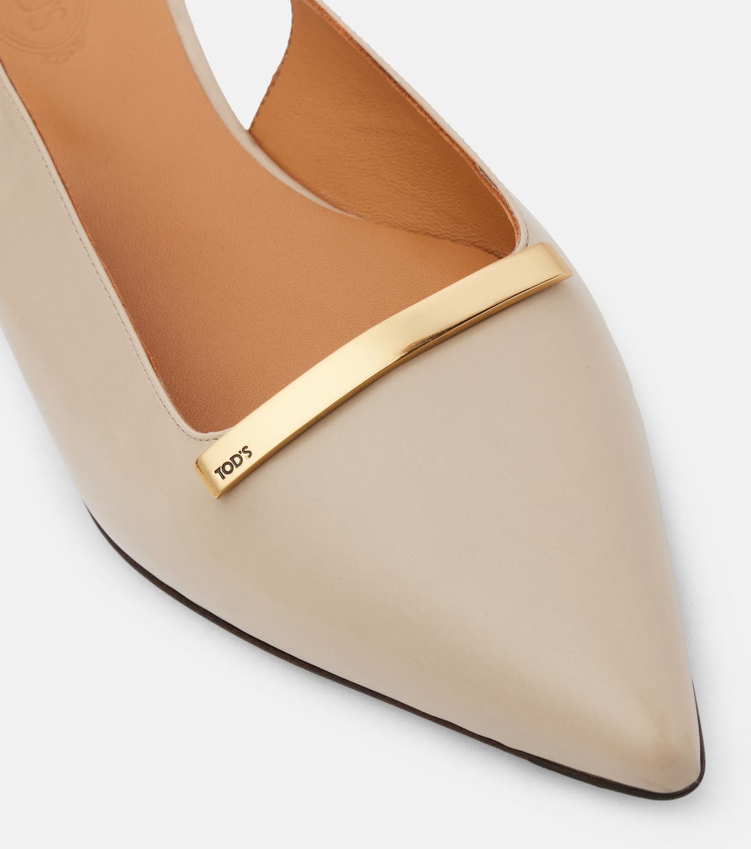 Leather slingback flats | Tod's