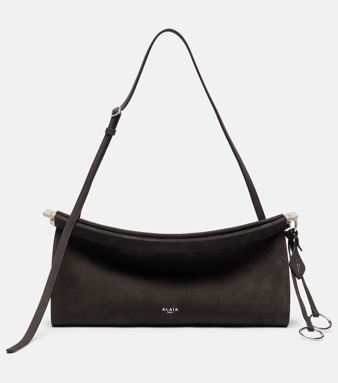 Sac Le Clic East West Medium en cuir | Alaïa