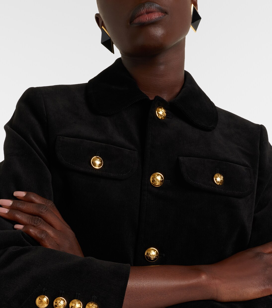 Chaqueta Chamonix cropped en mezcla de algodón | Nili Lotan