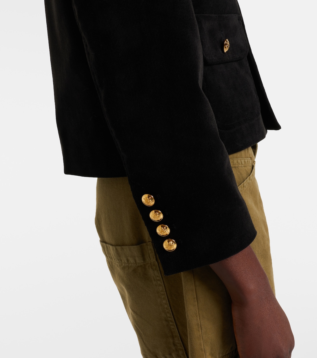 Chaqueta Chamonix cropped en mezcla de algodón | Nili Lotan