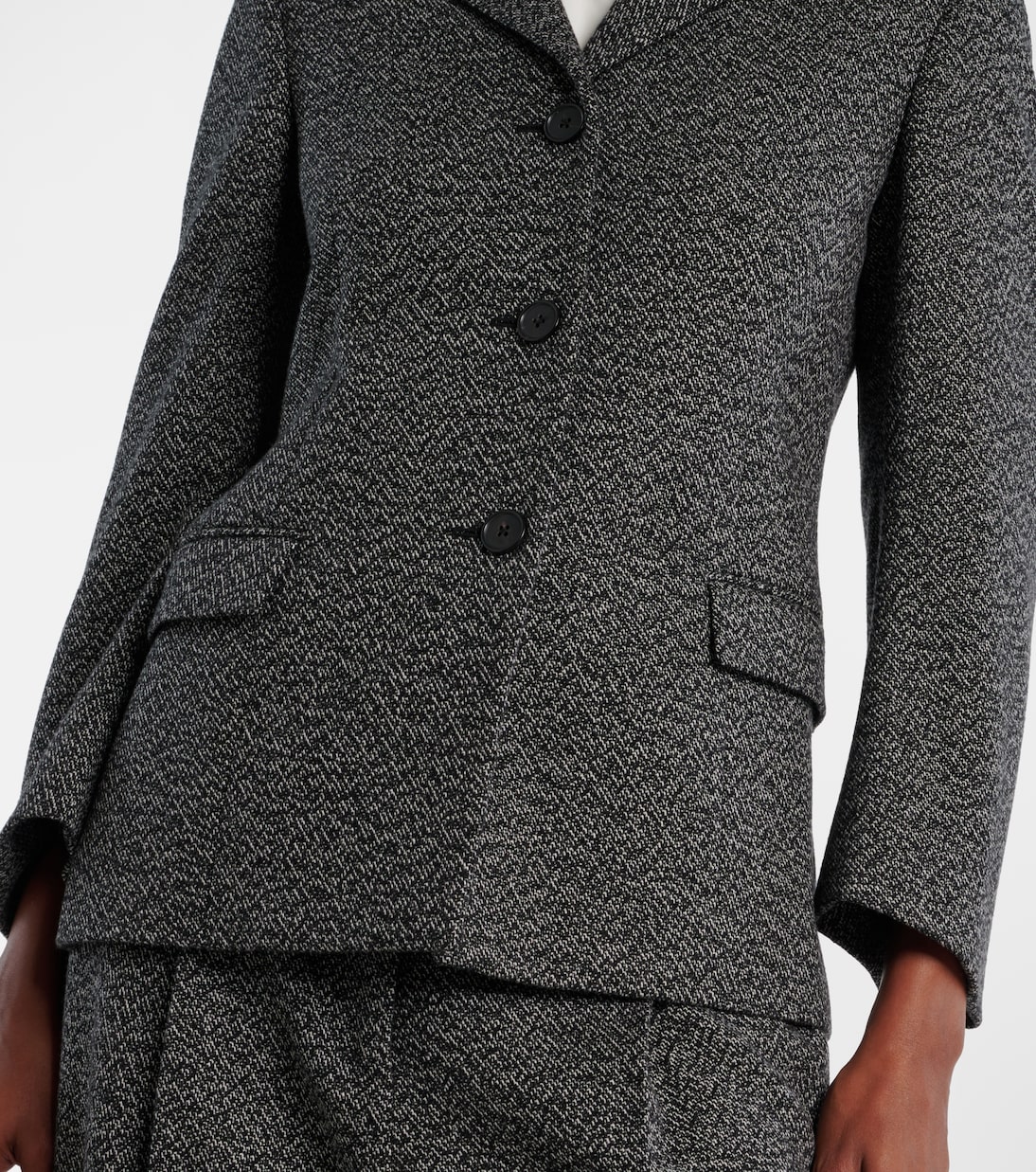 Eudora cashmere and wool blazer | The Row