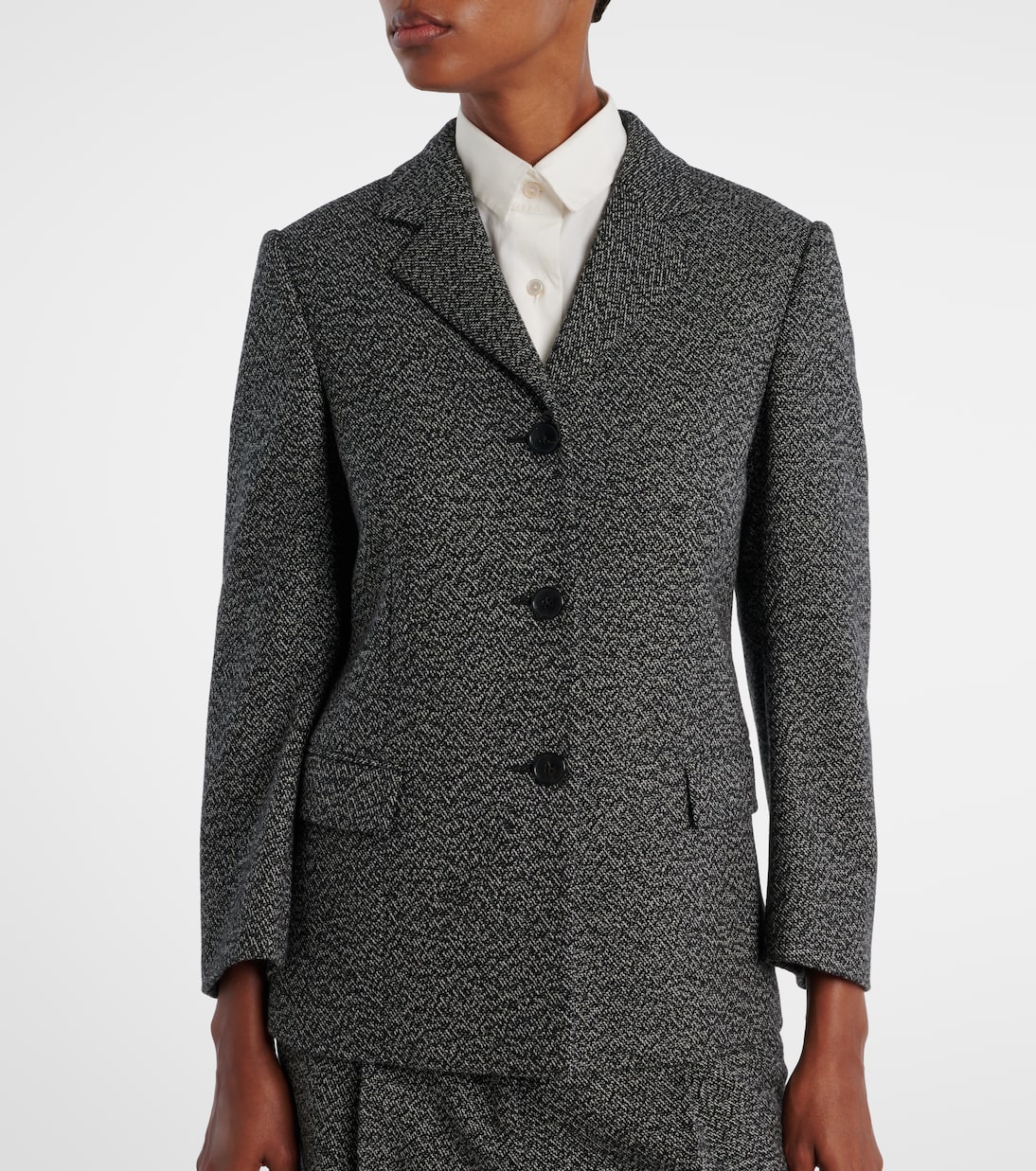 Eudora cashmere and wool blazer | The Row