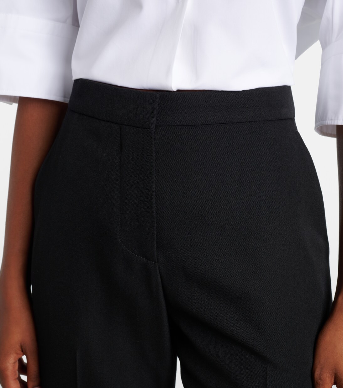 Schlaghose Mid-Rise aus Wolle | Givenchy