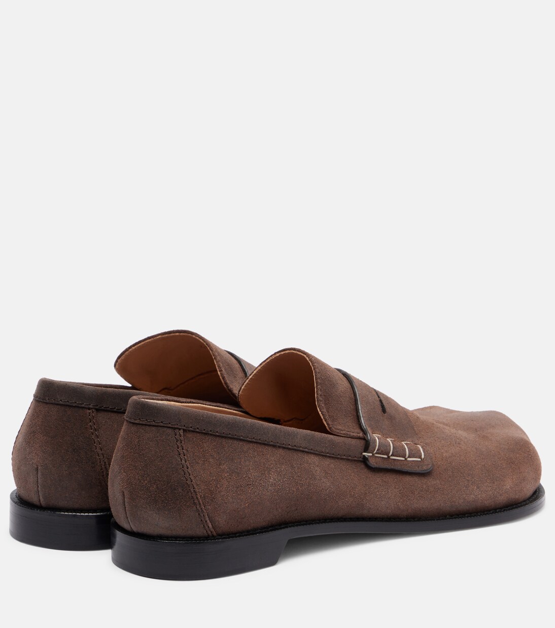 Paw suede penny loafers | JW Anderson